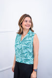 Blusa Júlia – Em Crepe com Detalhes Laterais - Naguirre Shop