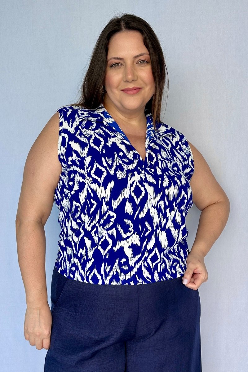 Blusa Júlia – Em Crepe com Detalhes Laterais - Naguirre Shop