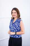 Blusa Júlia – Em Crepe com Detalhes Laterais - Naguirre Shop