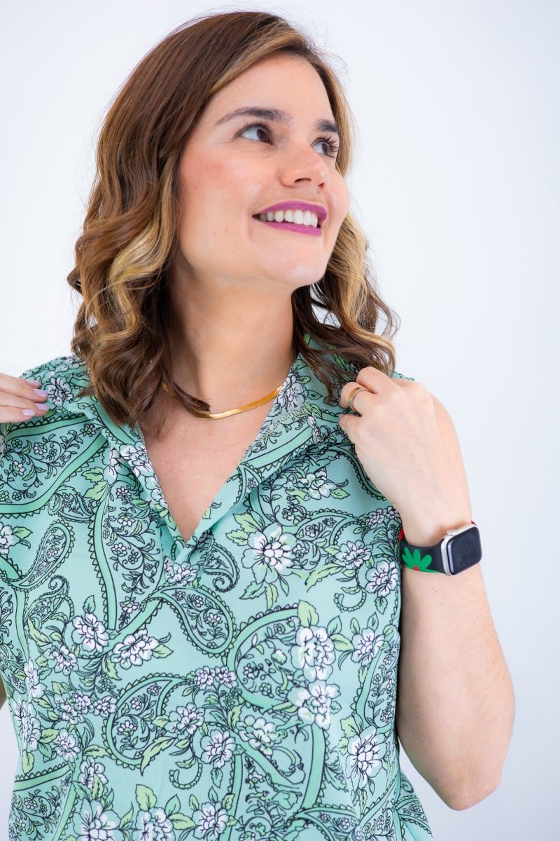 Blusa Júlia – Em Crepe com Detalhes Laterais - Naguirre Shop