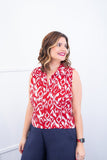 Blusa Júlia – Em Crepe com Detalhes Laterais - Naguirre Shop