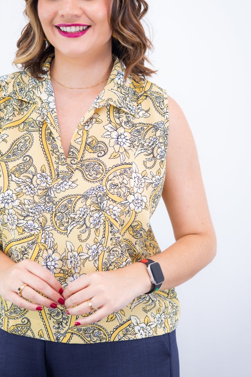 Blusa Júlia – Em Crepe com Detalhes Laterais - Naguirre Shop