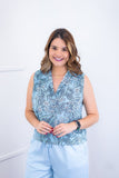 Blusa Júlia – Em Crepe com Detalhes Laterais - Naguirre Shop