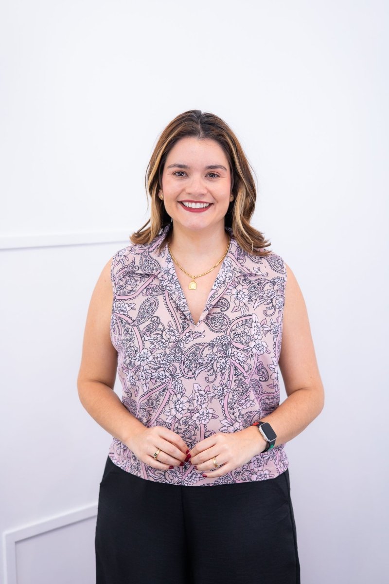 Blusa Júlia – Em Crepe com Detalhes Laterais - Naguirre Shop