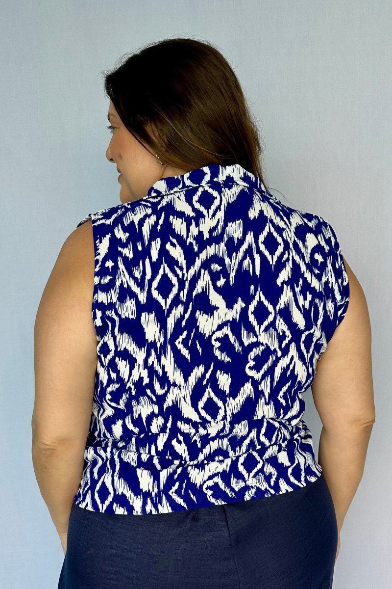 Blusa Júlia – Em Crepe com Detalhes Laterais - Naguirre Shop