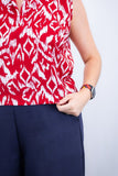 Blusa Júlia – Em Crepe com Detalhes Laterais - Naguirre Shop