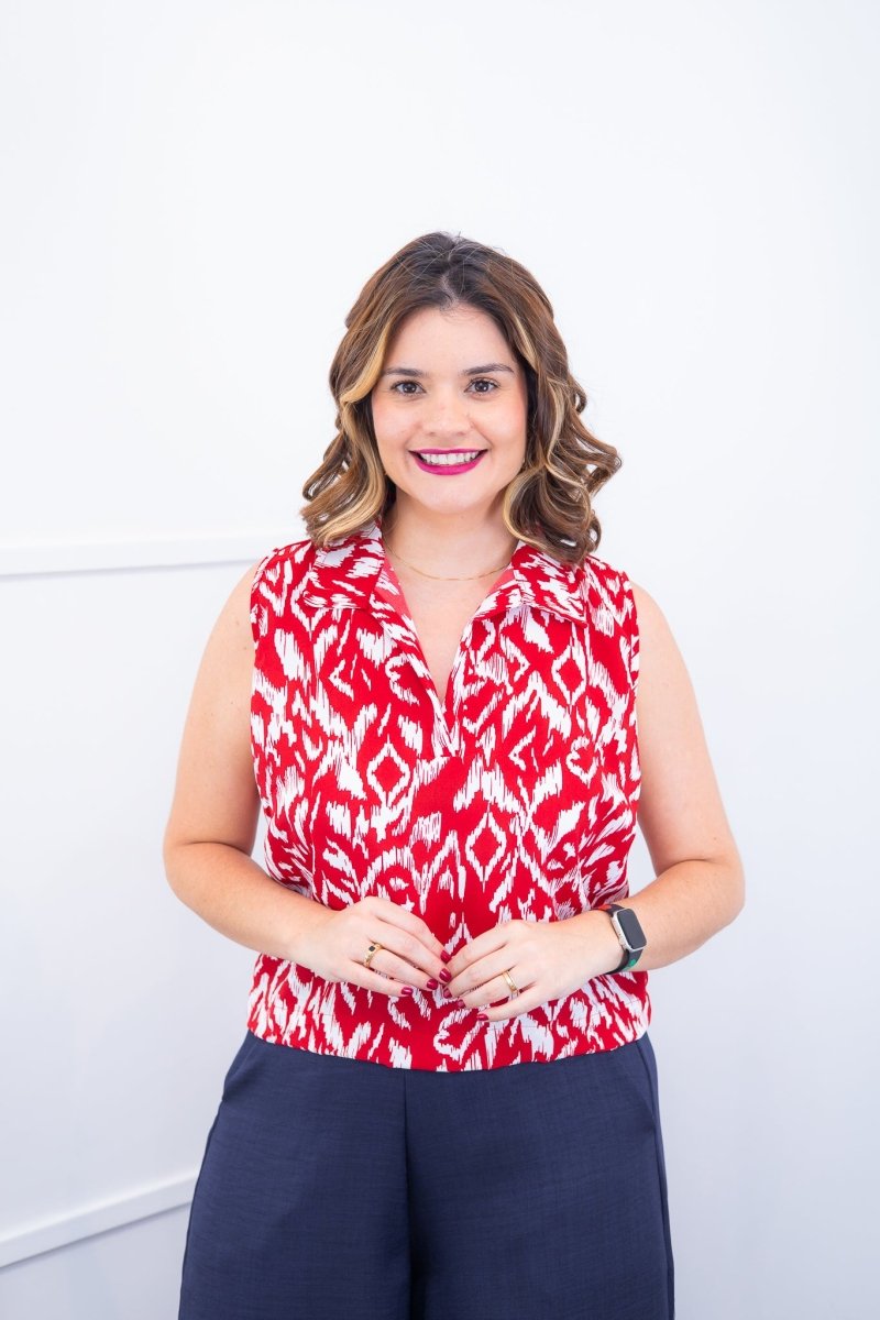 Blusa Júlia – Em Crepe com Detalhes Laterais - Naguirre Shop
