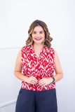 Blusa Júlia – Em Crepe com Detalhes Laterais - Naguirre Shop