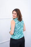Blusa Júlia – Em Crepe com Detalhes Laterais - Naguirre Shop
