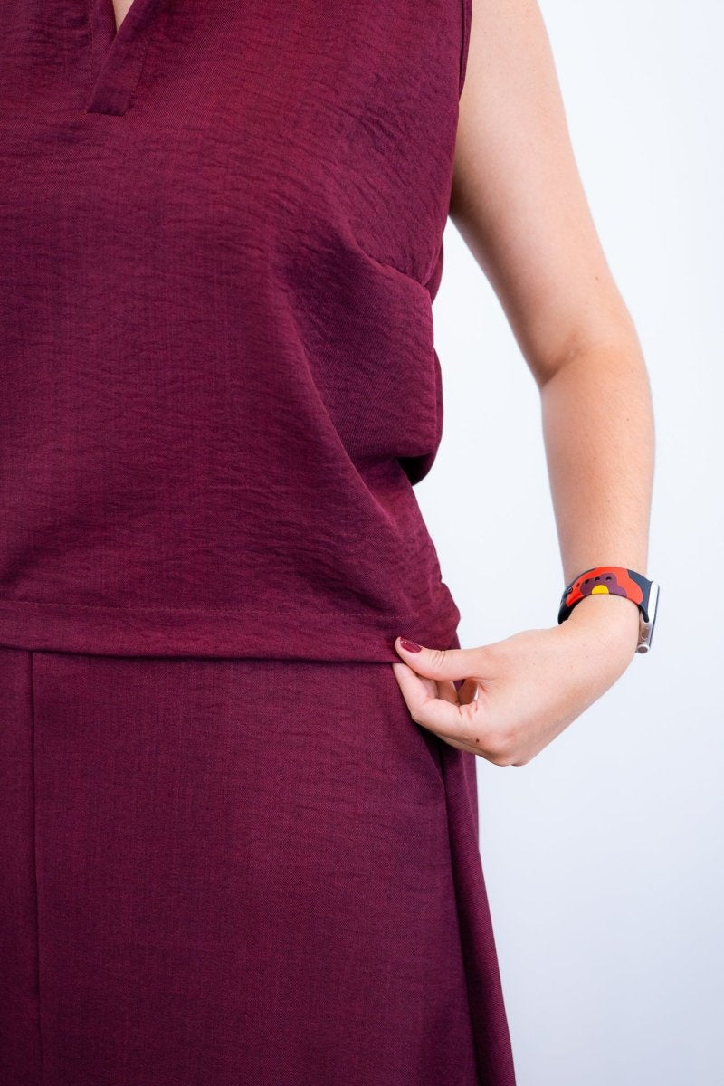 Blusa Júlia – Em Linho Light com Detalhes Laterais - Naguirre Shop