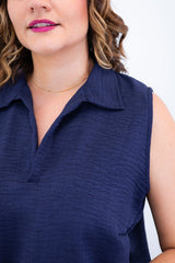 Blusa Júlia – Em Linho Light com Detalhes Laterais - Naguirre Shop