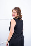 Blusa Júlia – Em Linho Light com Detalhes Laterais - Naguirre Shop