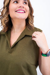 Blusa Júlia – Em Linho Light com Detalhes Laterais - Naguirre Shop