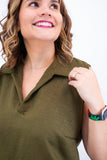 Blusa Júlia – Em Linho Light com Detalhes Laterais - Naguirre Shop