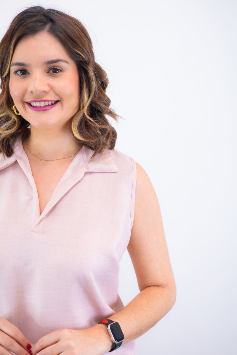 Blusa Júlia – Em Linho Light com Detalhes Laterais - Naguirre Shop
