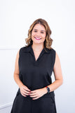 Blusa Júlia – Em Linho Light com Detalhes Laterais - Naguirre Shop