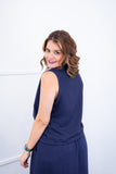 Blusa Júlia – Em Linho Light com Detalhes Laterais - Naguirre Shop