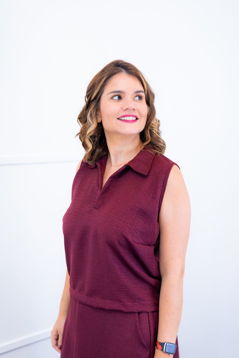 Blusa Júlia – Em Linho Light com Detalhes Laterais - Naguirre Shop