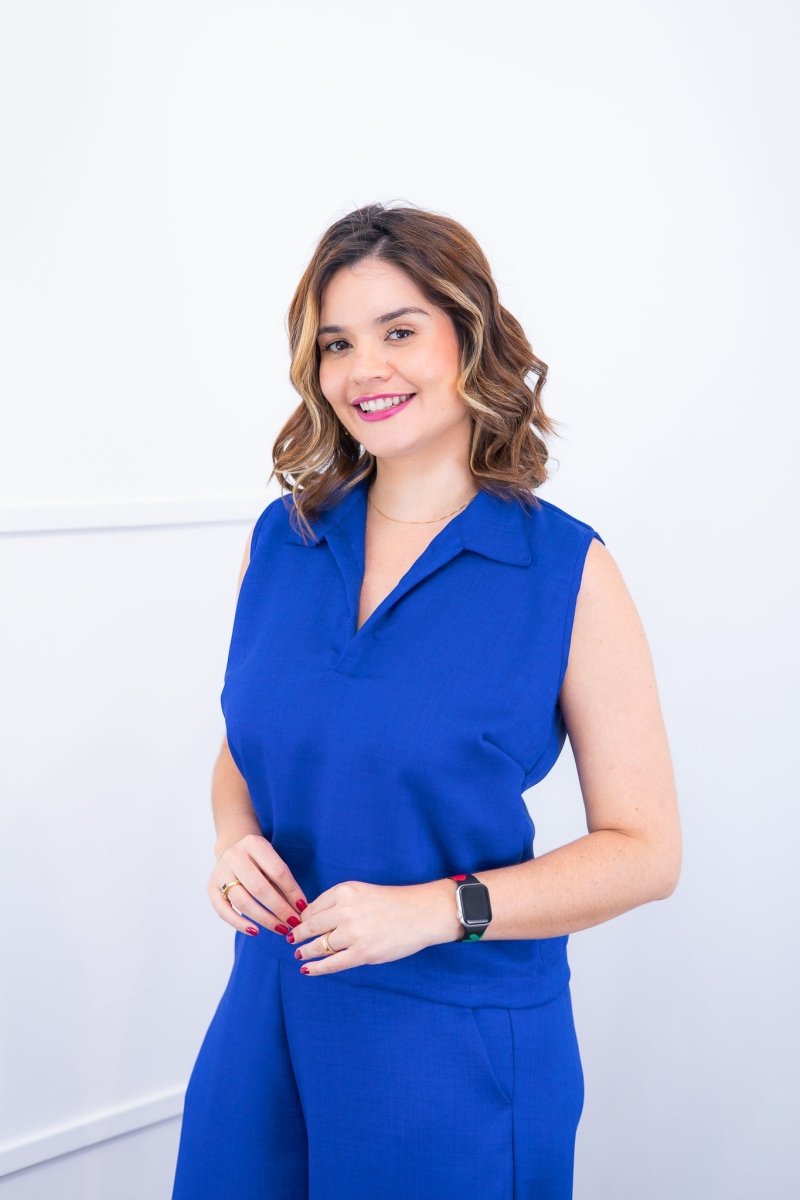 Blusa Júlia – Em Linho Light com Detalhes Laterais - Naguirre Shop