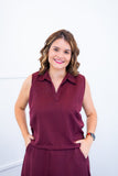 Blusa Júlia – Em Linho Light com Detalhes Laterais - Naguirre Shop