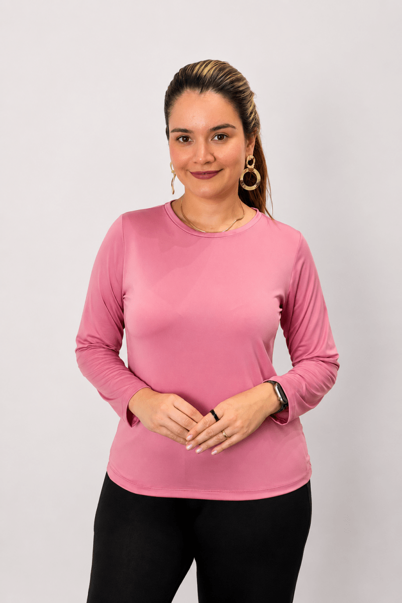 Blusa Kyoto - Manga Longa em Malha Confort - Naguirre Shop