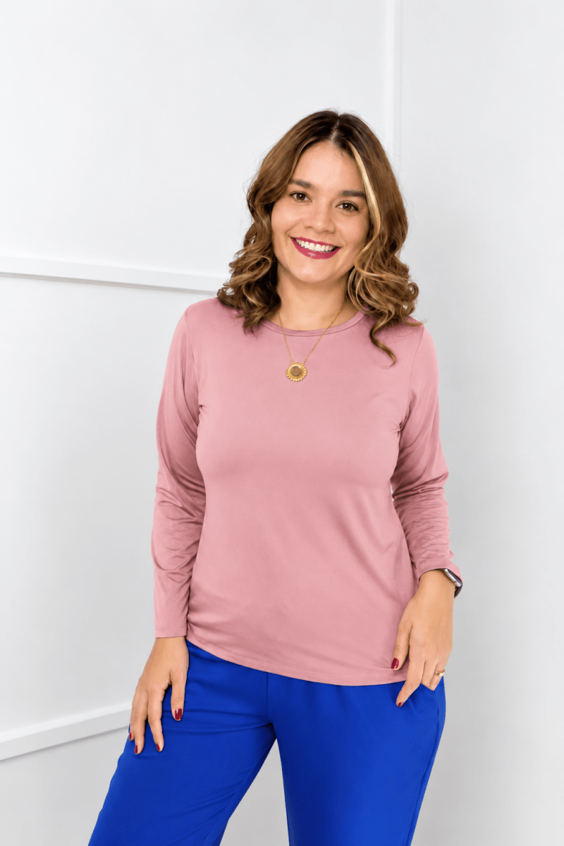 Blusa Kyoto - Manga Longa em Malha Confort - Naguirre Shop
