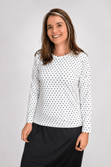Blusa Kyoto - Manga Longa em Malha Confort - Naguirre Shop