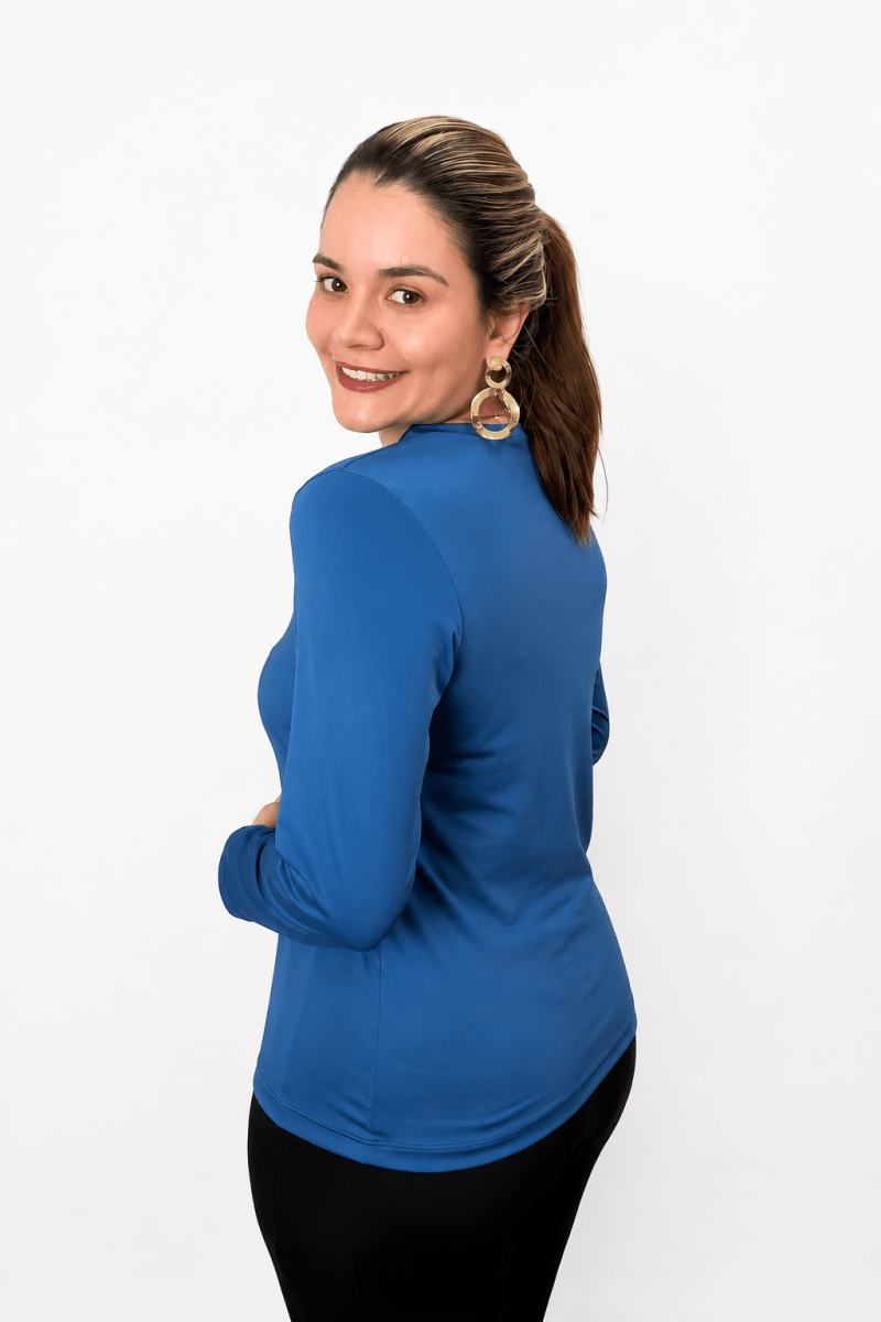 Blusa Kyoto - Manga Longa em Malha Confort - Naguirre Shop