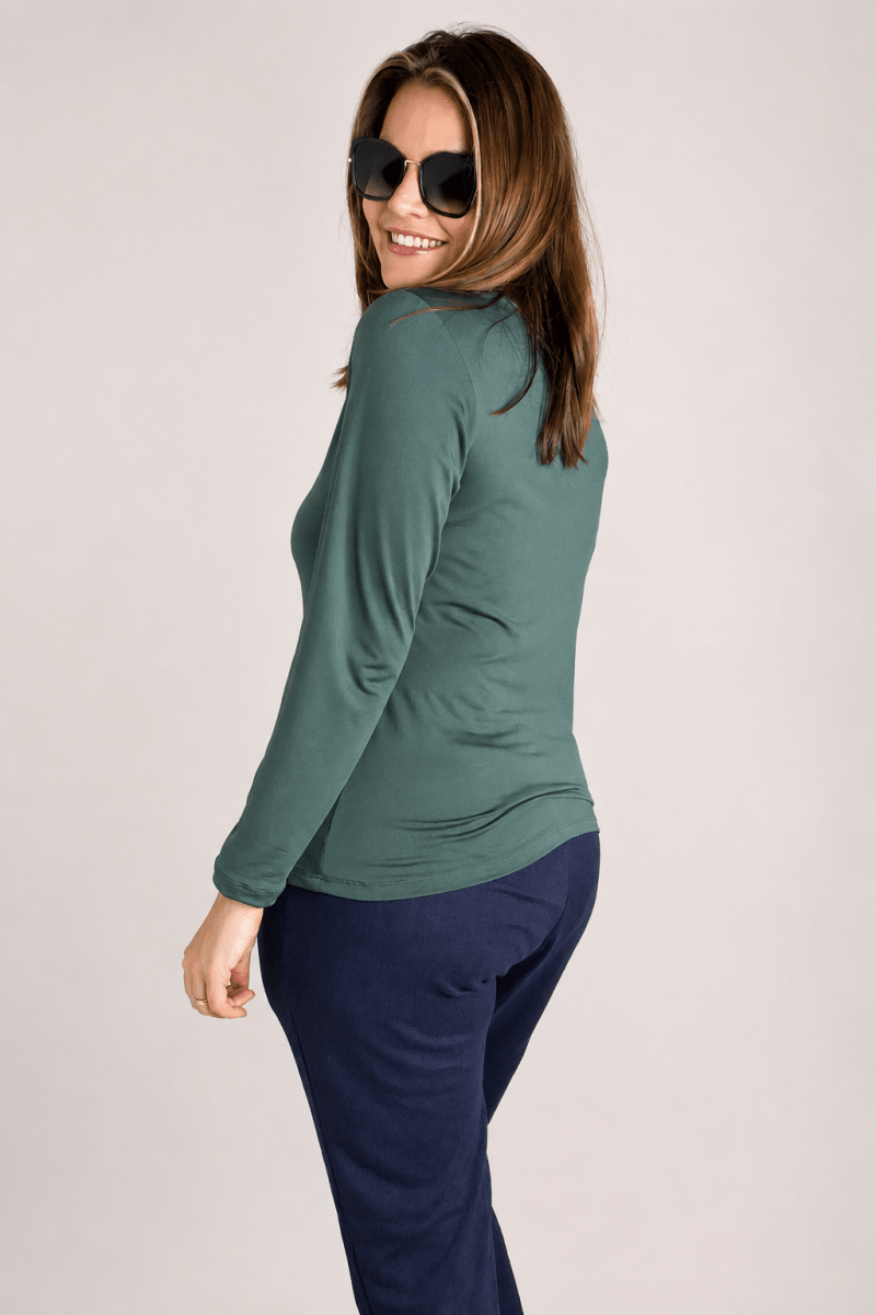 Blusa Kyoto - Manga Longa em Malha Confort - Naguirre Shop