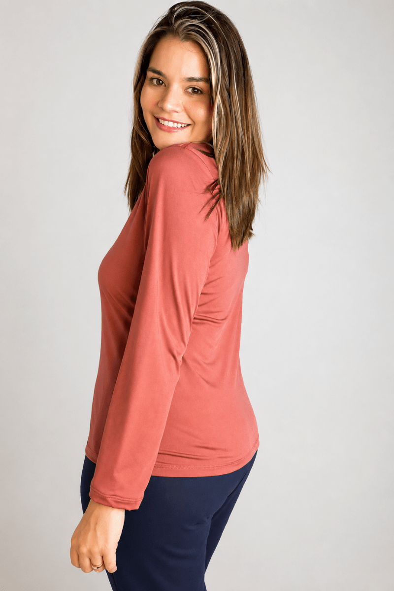 Blusa Kyoto - Manga Longa em Malha Confort - Naguirre Shop