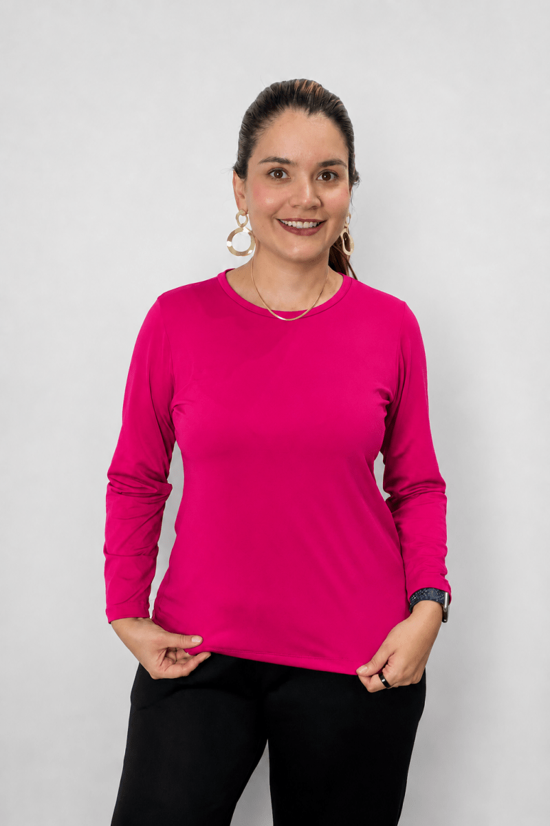 Blusa Kyoto - Manga Longa em Malha Confort - Naguirre Shop