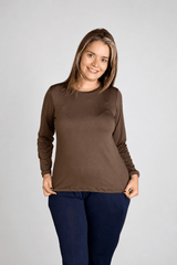 Blusa Kyoto - Manga Longa em Malha Confort - Naguirre Shop