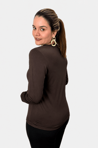 Blusa Kyoto - Manga Longa em Malha Confort - Naguirre Shop