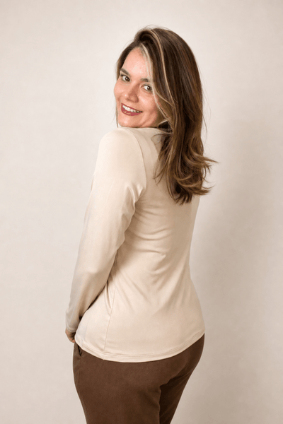 Blusa Kyoto - Manga Longa em Malha Confort - Naguirre Shop