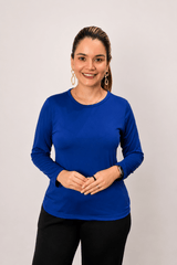 Blusa Kyoto - Manga Longa em Malha Confort - Naguirre Shop