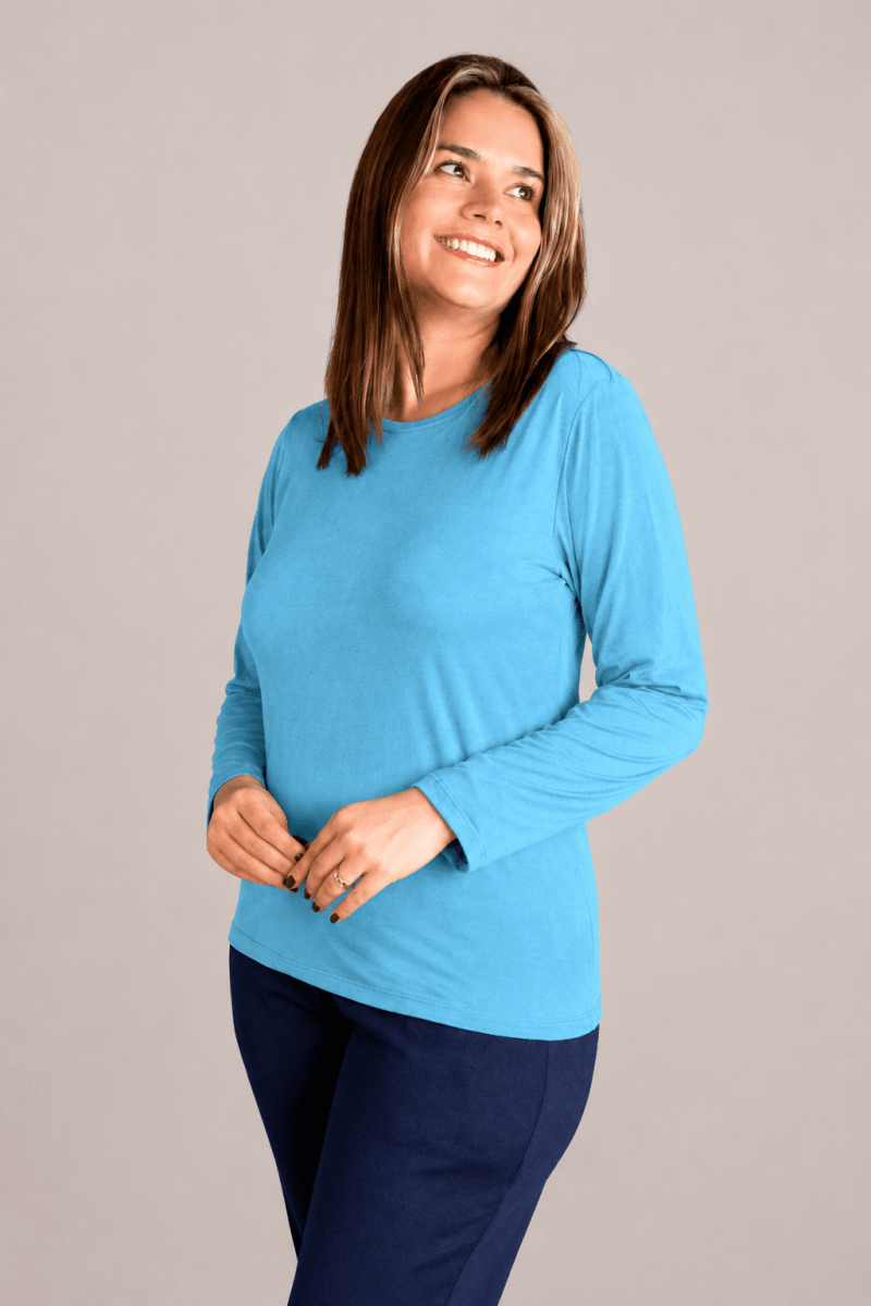 Blusa Kyoto - Manga Longa em Malha Confort - Naguirre Shop