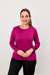 Blusa Kyoto - Manga Longa em Malha Confort - Naguirre Shop