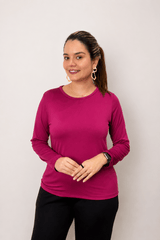 Blusa Kyoto - Manga Longa em Malha Confort - Naguirre Shop