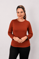 Blusa Kyoto - Manga Longa em Malha Confort - Naguirre Shop