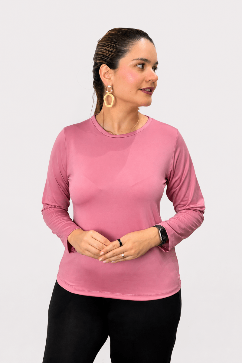 Blusa Kyoto - Manga Longa em Malha Confort - Naguirre Shop