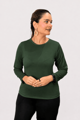 Blusa Kyoto - Manga Longa em Malha Confort - Naguirre Shop