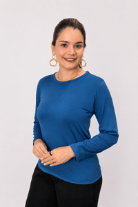 Blusa Kyoto - Manga Longa em Malha Confort - Naguirre Shop