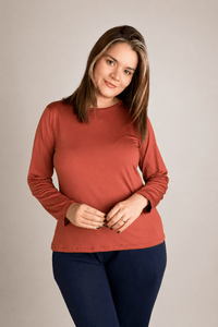 Blusa Kyoto - Manga Longa em Malha Confort - Naguirre Shop