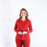 Blusa Marina – Manga Longa em Lãzinha com Gola Redonda - Naguirre Shop