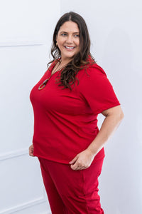 Blusa Nina - Gola V Canelado Flex - Naguirre Shop
