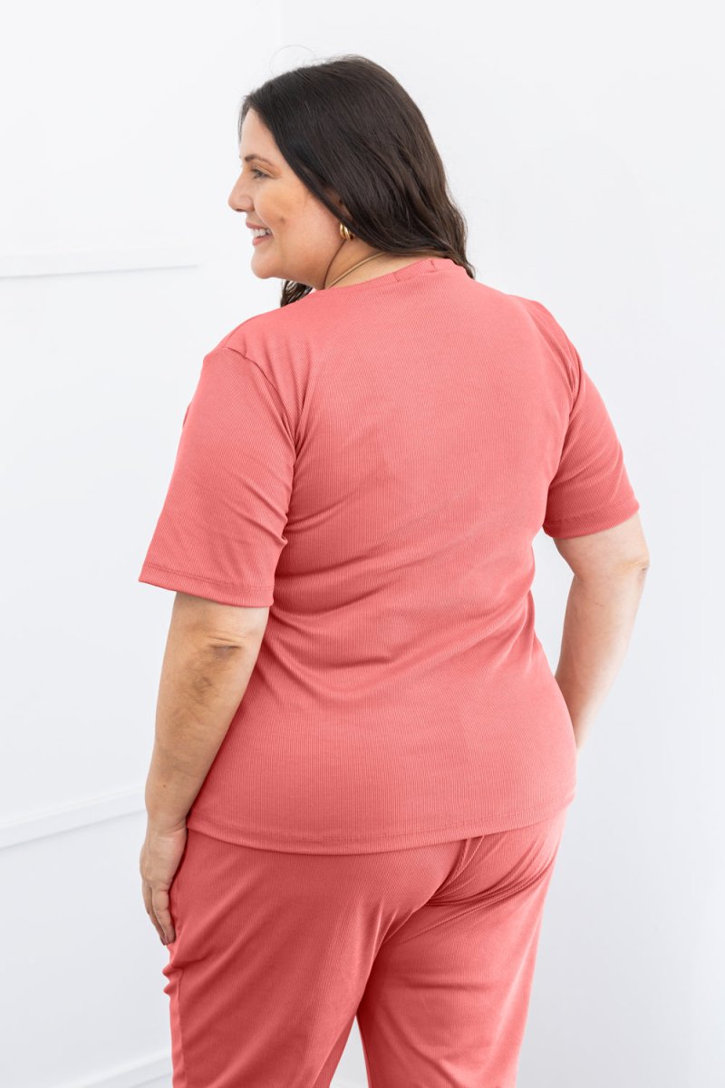 Blusa Nina - Gola V Canelado Flex - Naguirre Shop