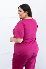 Blusa Nina - Gola V Canelado Flex - Naguirre Shop