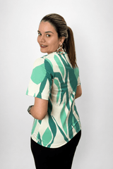 Blusa Osaka - T-Shirt Decote V em Malha Confort - Naguirre Shop