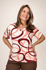 Blusa Osaka - T-Shirt Decote V em Malha Confort - Naguirre Shop