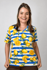 Blusa Osaka - T-Shirt Decote V em Malha Confort - Naguirre Shop